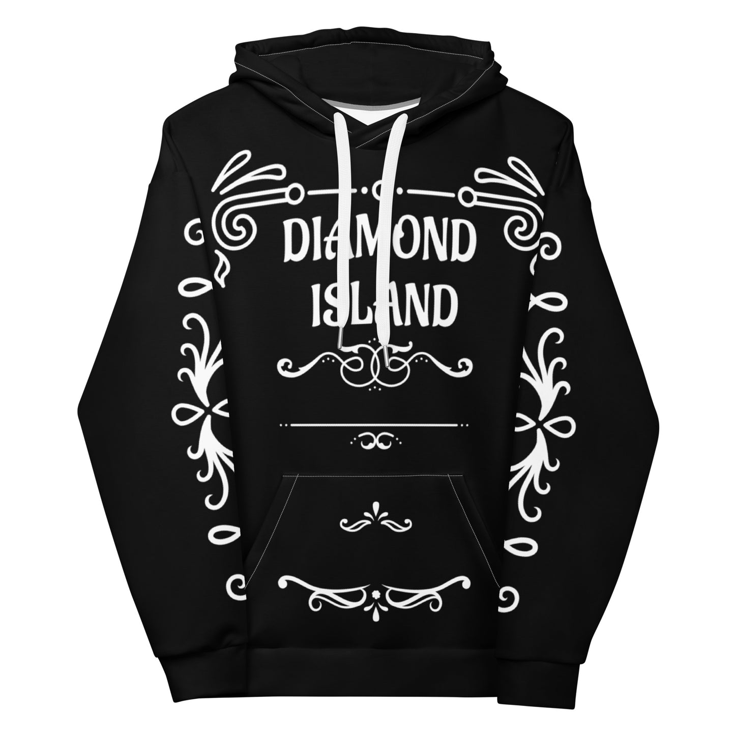 DIAMOND ISLAND DESIGNER  Unisex Hoodie (black)