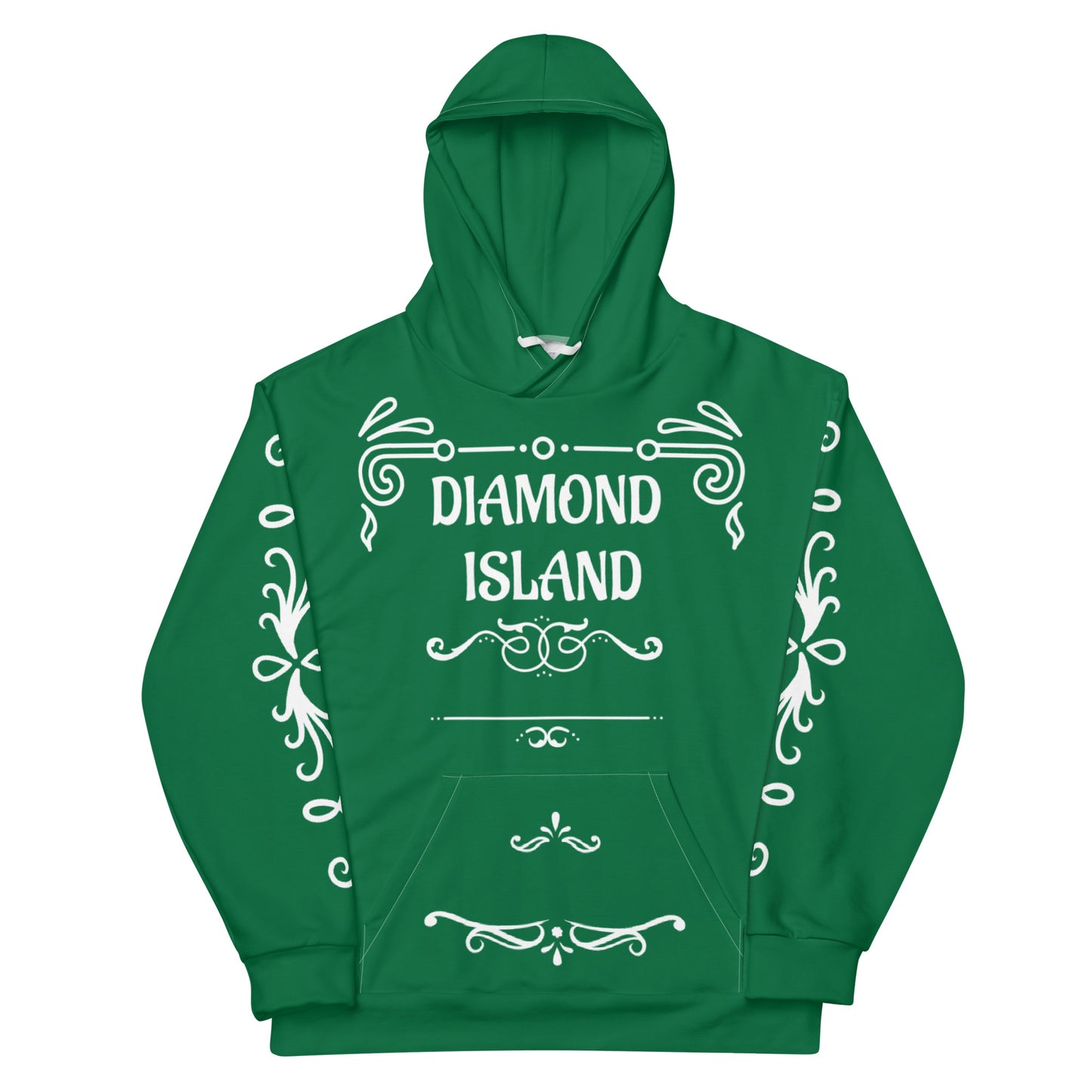 DIAMOND ISLAND DESIGNER  Unisex Hoodie (green)