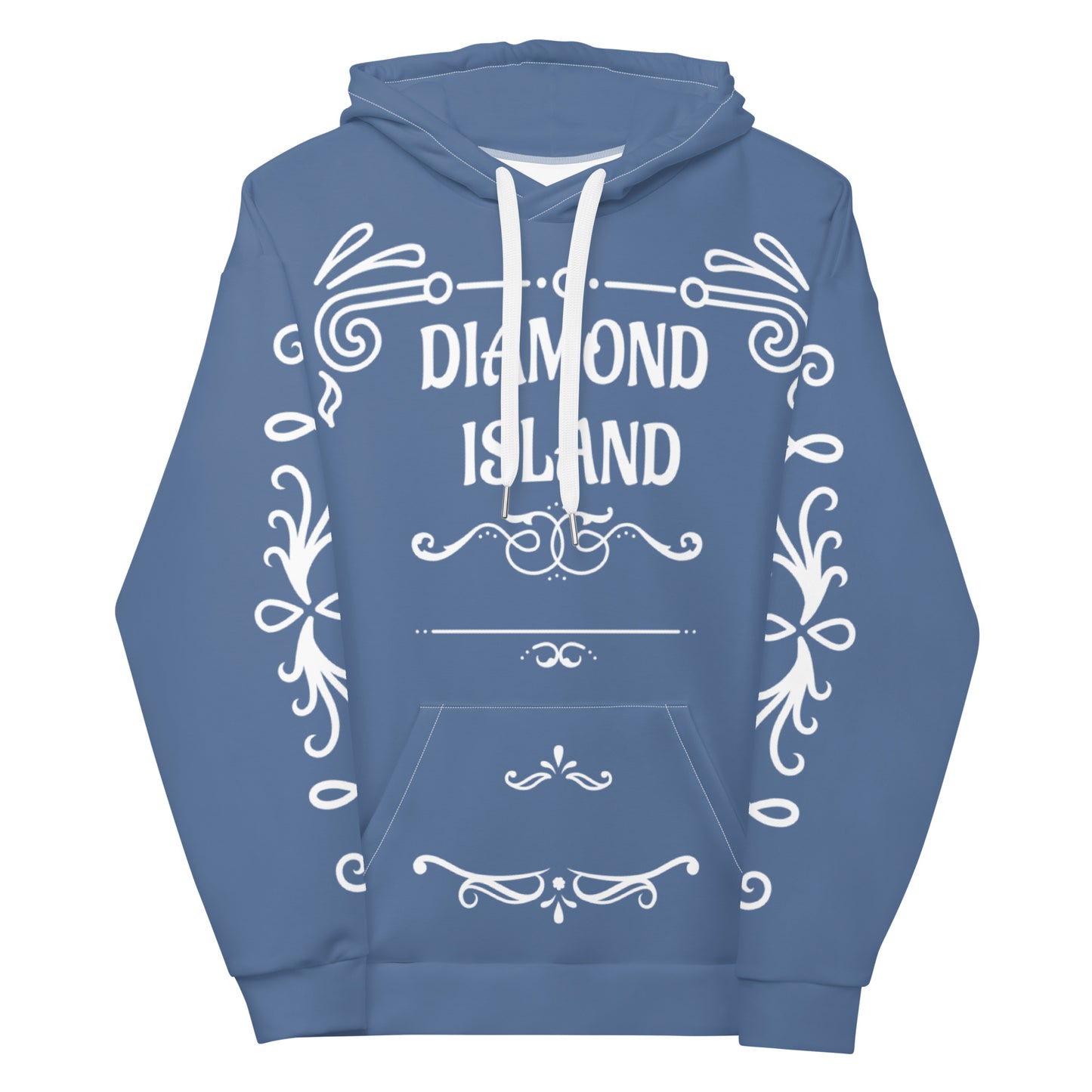 DIAMOND ISLAND DESIGNER  Unisex Hoodie (blue)