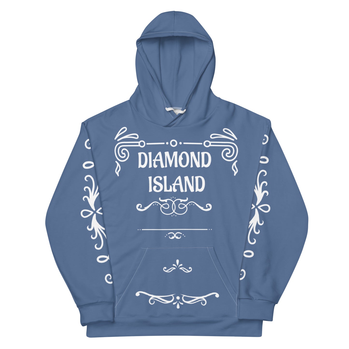 DIAMOND ISLAND DESIGNER  Unisex Hoodie (blue)