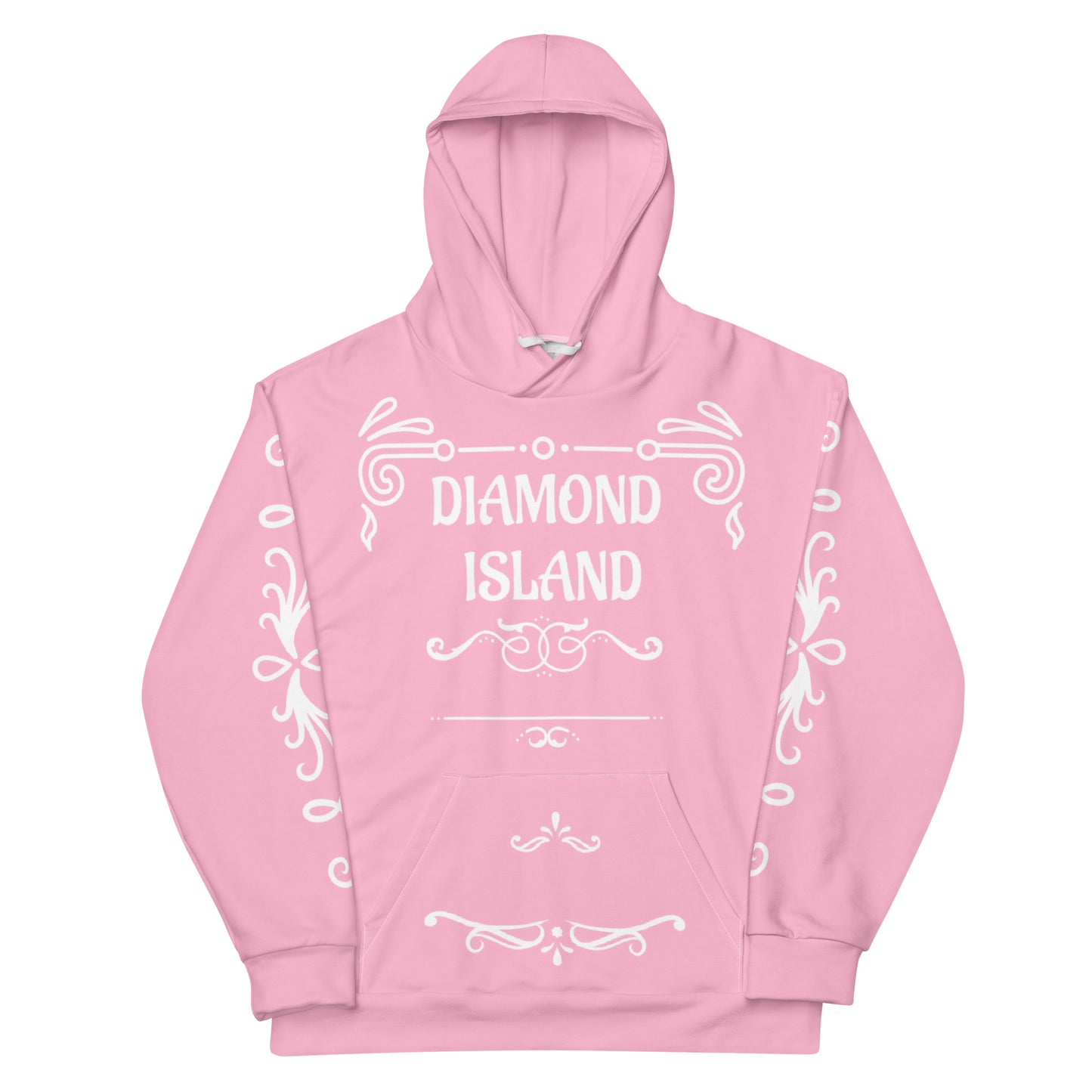 DIAMOND ISLAND DESIGNER  Unisex Hoodie (pink)