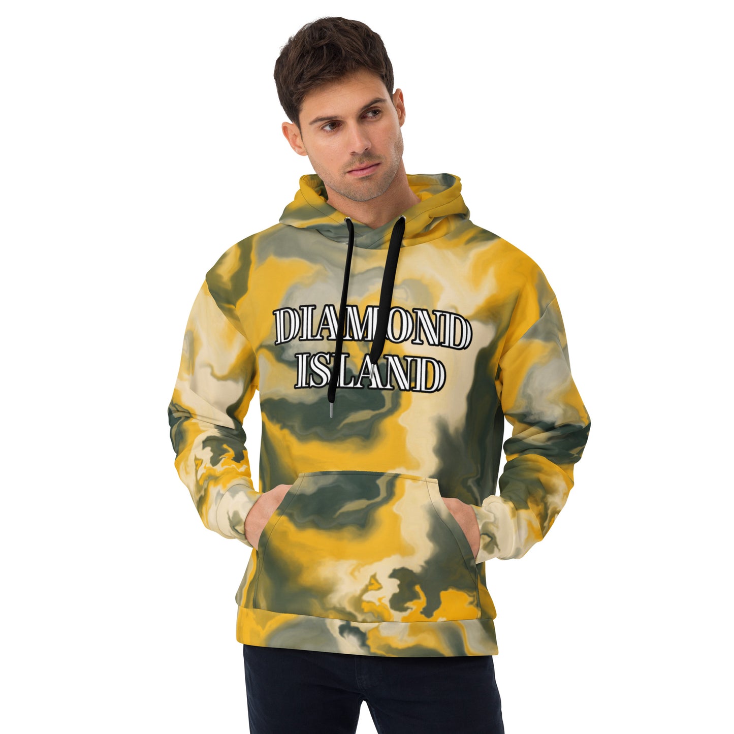 DIAMOND ISLAND (GOLD) Unisex Hoodie