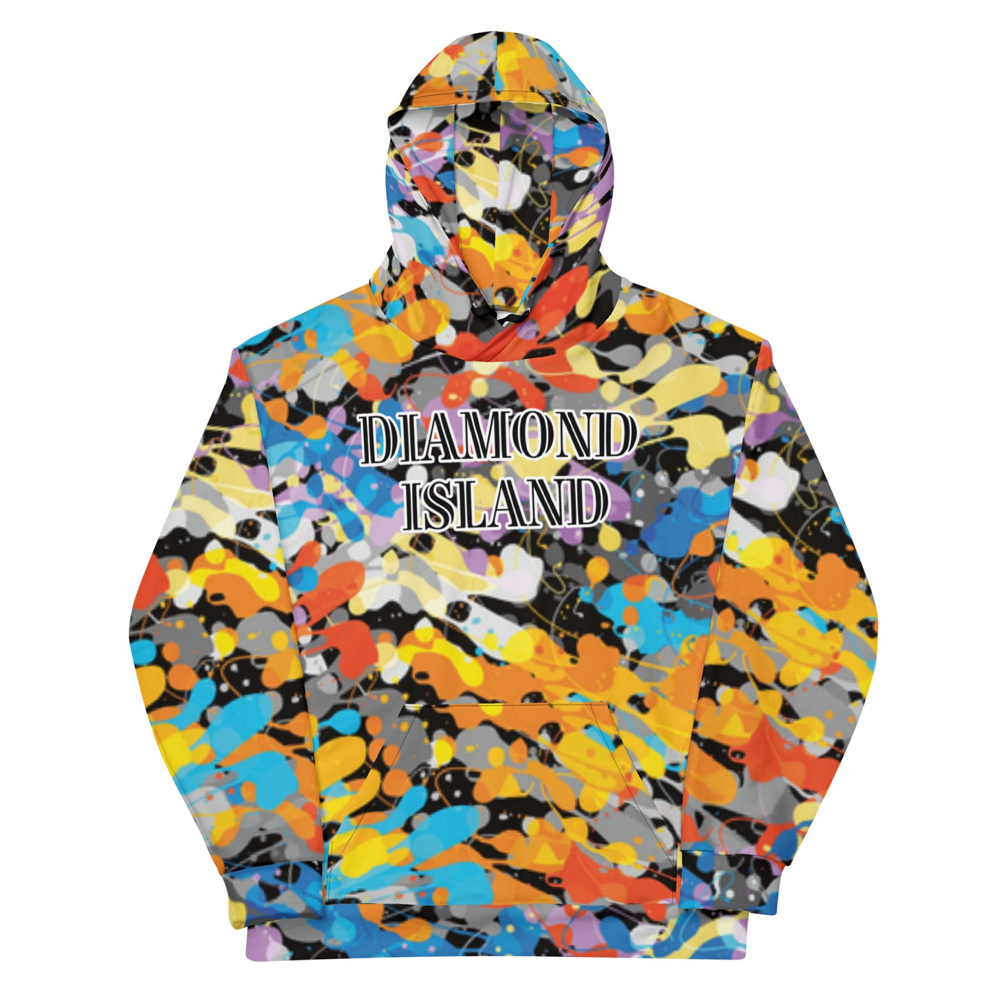 DIAMOND ISLAND (GOLD)  Unisex Hoodie