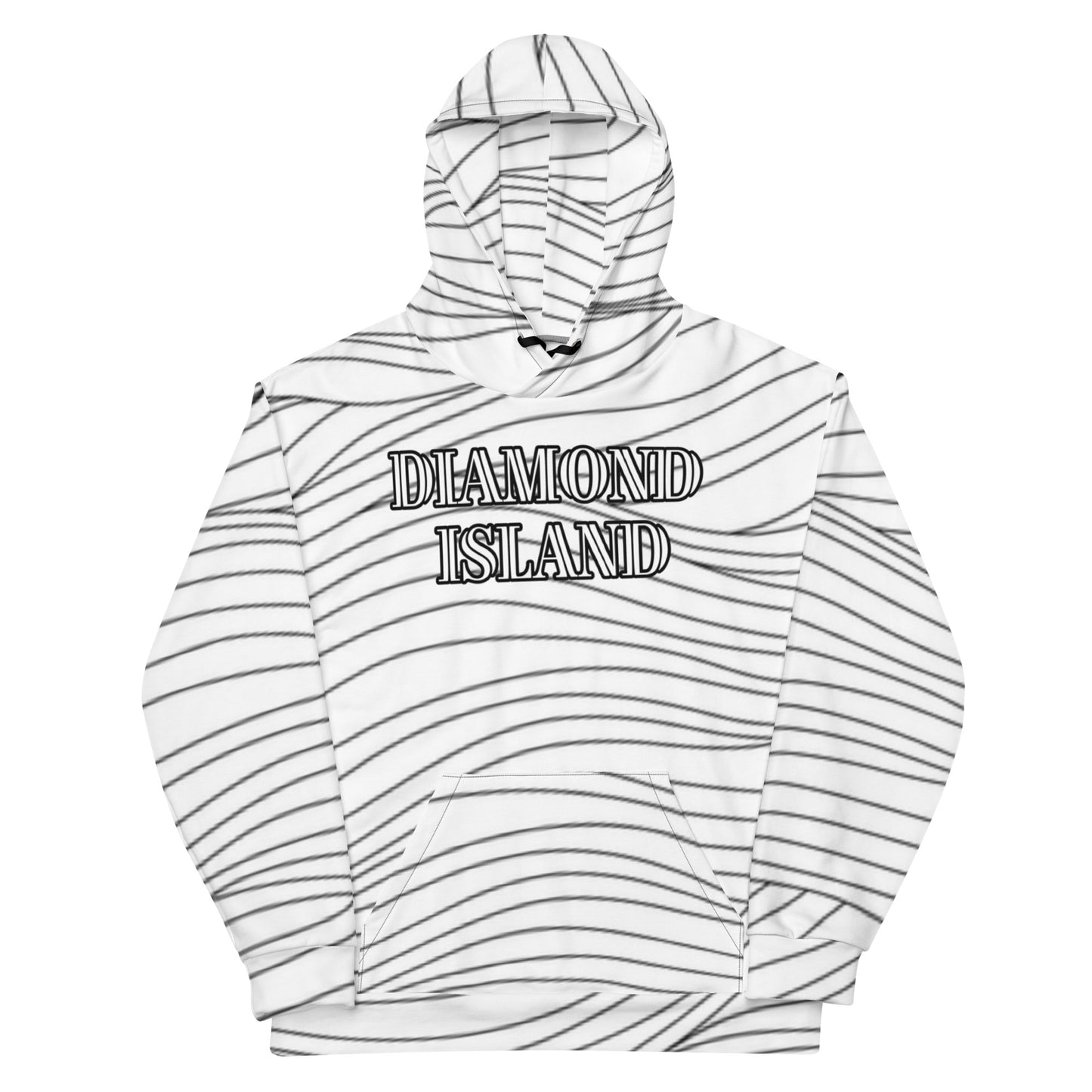 DIAMOND ISLAND (GOLD)  Unisex Hoodie