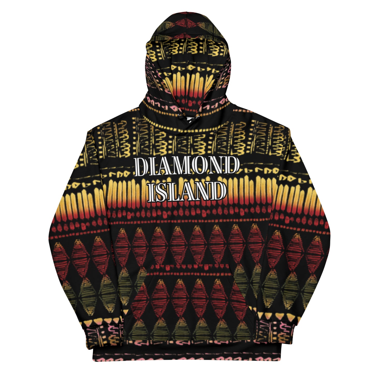 DIAMOND ISLAND (GOLD)  Unisex Hoodie