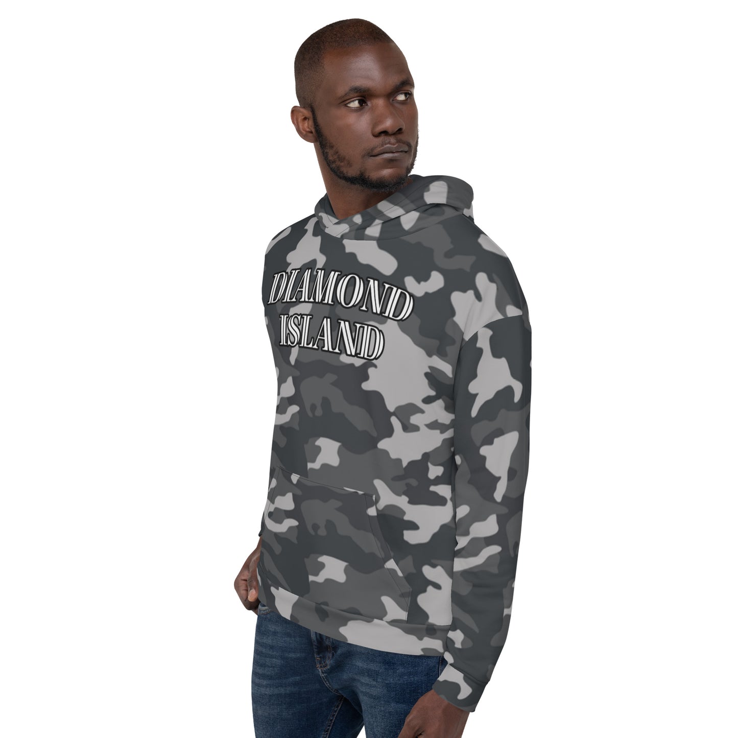 DIAMOND ISLAND (GOLD)  Unisex Hoodie