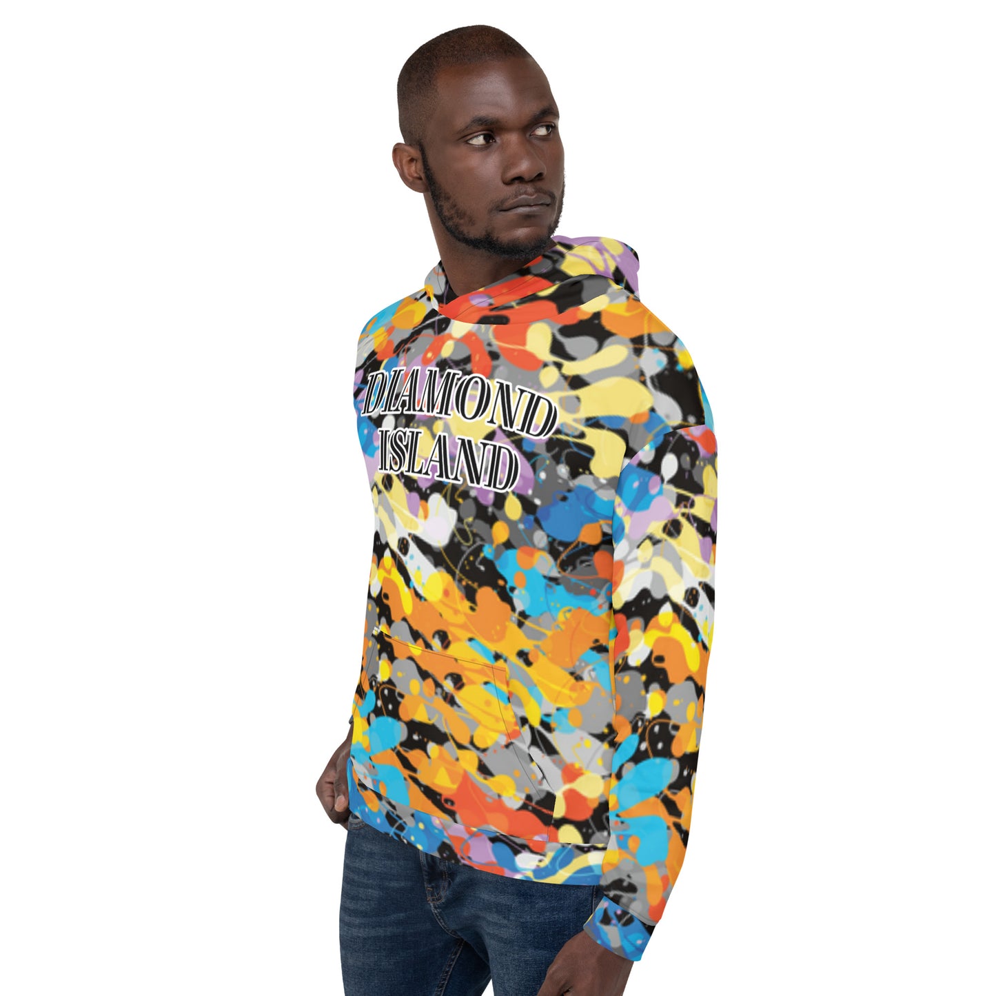 DIAMOND ISLAND (GOLD)  Unisex Hoodie