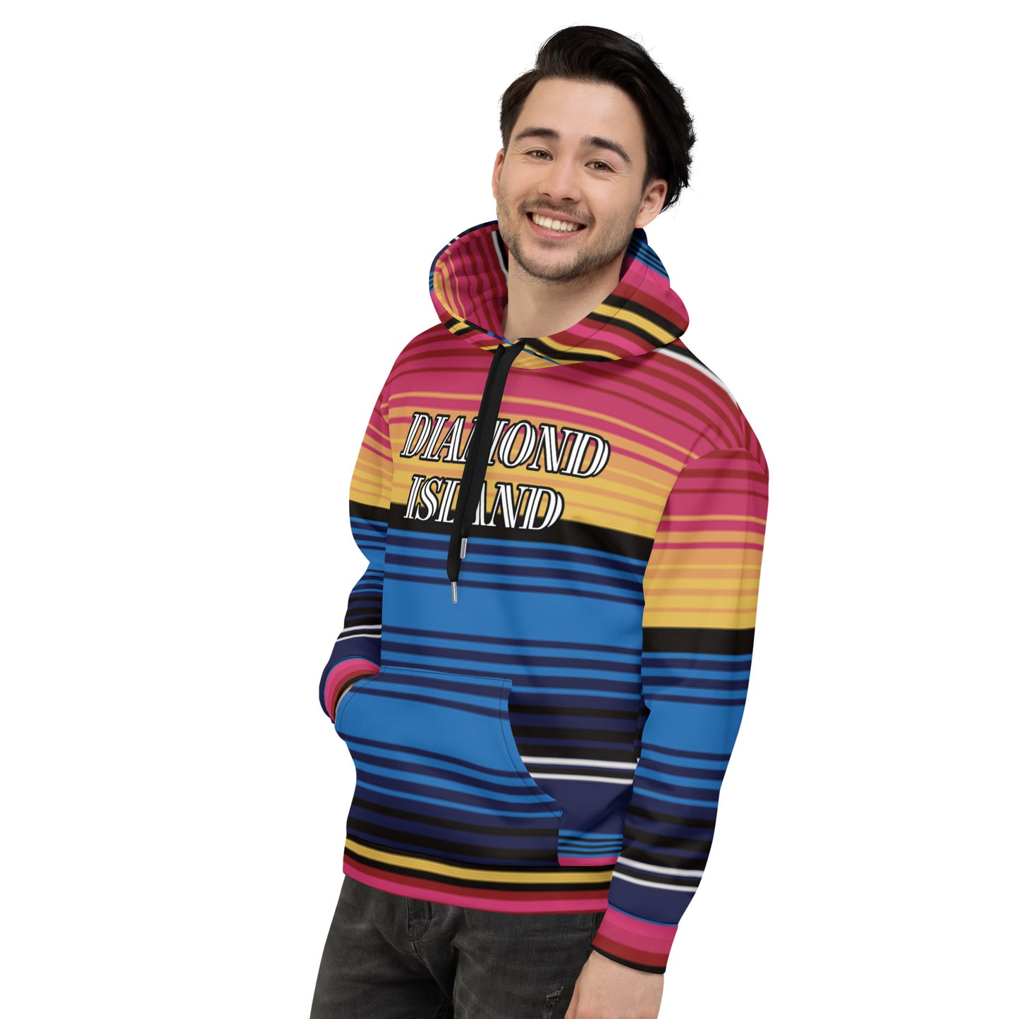 DIAMOND ISLAND (GOLD)  Unisex Hoodie