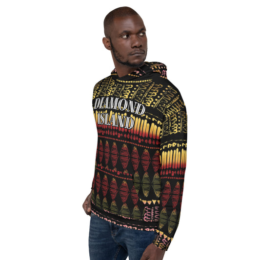 DIAMOND ISLAND (GOLD)  Unisex Hoodie
