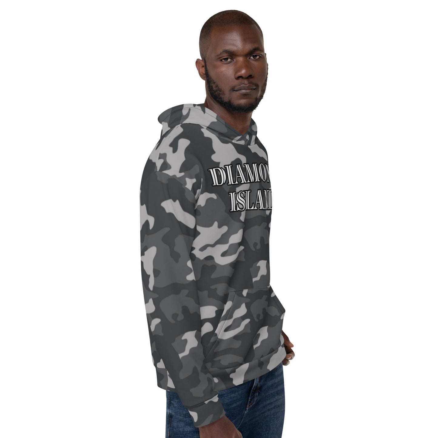 DIAMOND ISLAND (GOLD)  Unisex Hoodie