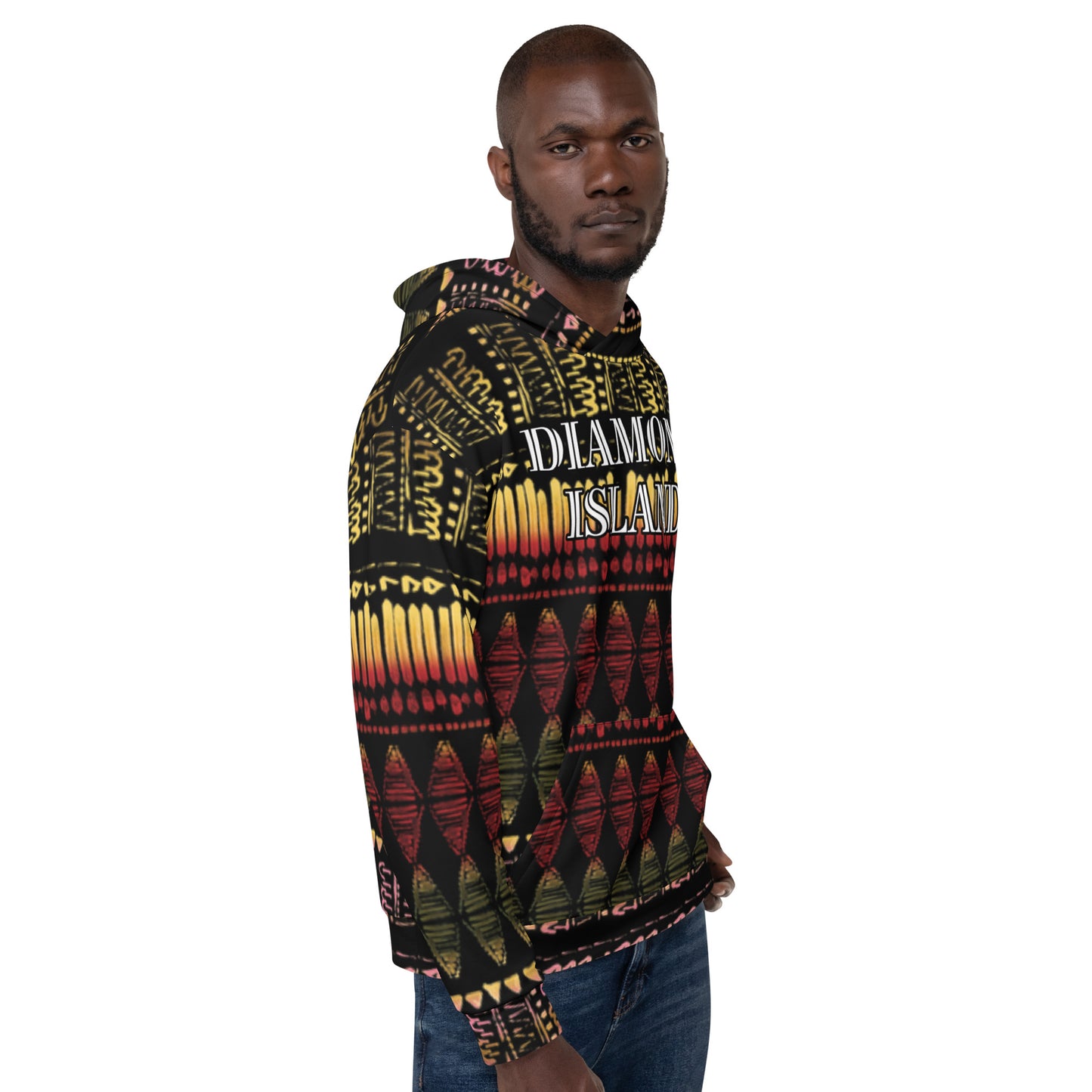 DIAMOND ISLAND (GOLD)  Unisex Hoodie