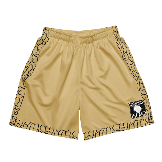 DIAMOND ISLAND ATHLETES EDITION   Unisex mesh shorts (gold)