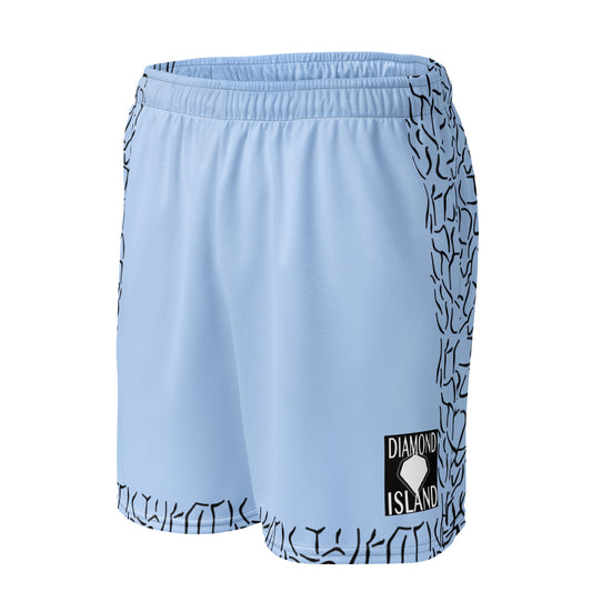 DIAMOND ISLAND ATHLETES EDITION  Unisex mesh shorts (light blue)