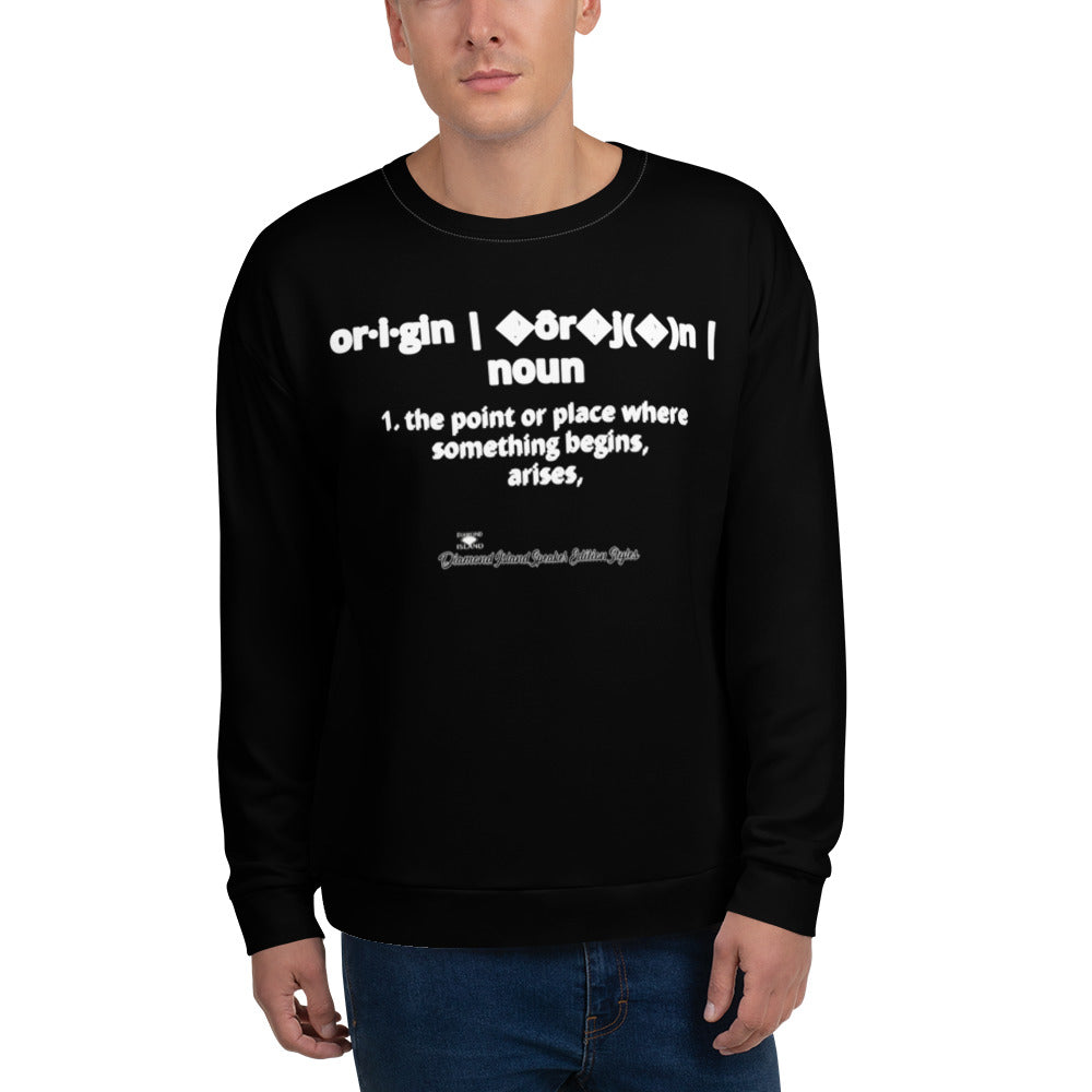 DIAMOND ISLAND SPEAKER EDITION  Unisex Sweatshirt