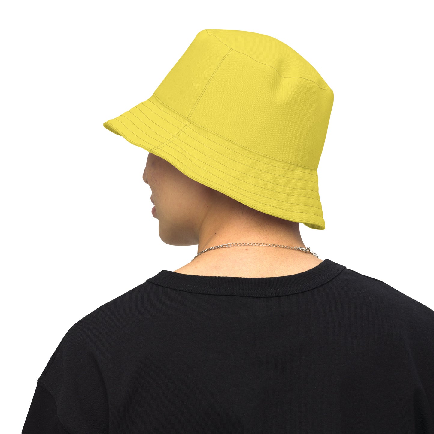 ONE ORIGINAL GEAR (SUN RISE WEAR)  Reversible bucket hat   Yellow/ Multi Color