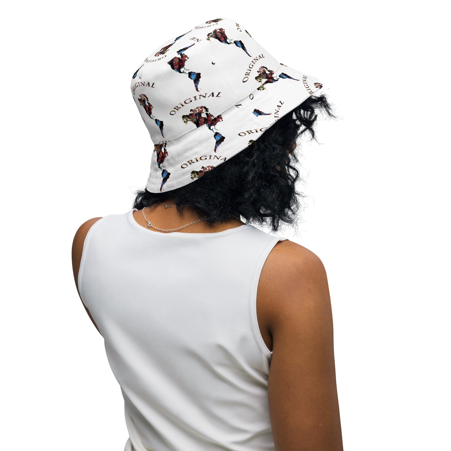 ONE ORIGINAL GEAR RECUR  Reversible bucket hat  Multi Color