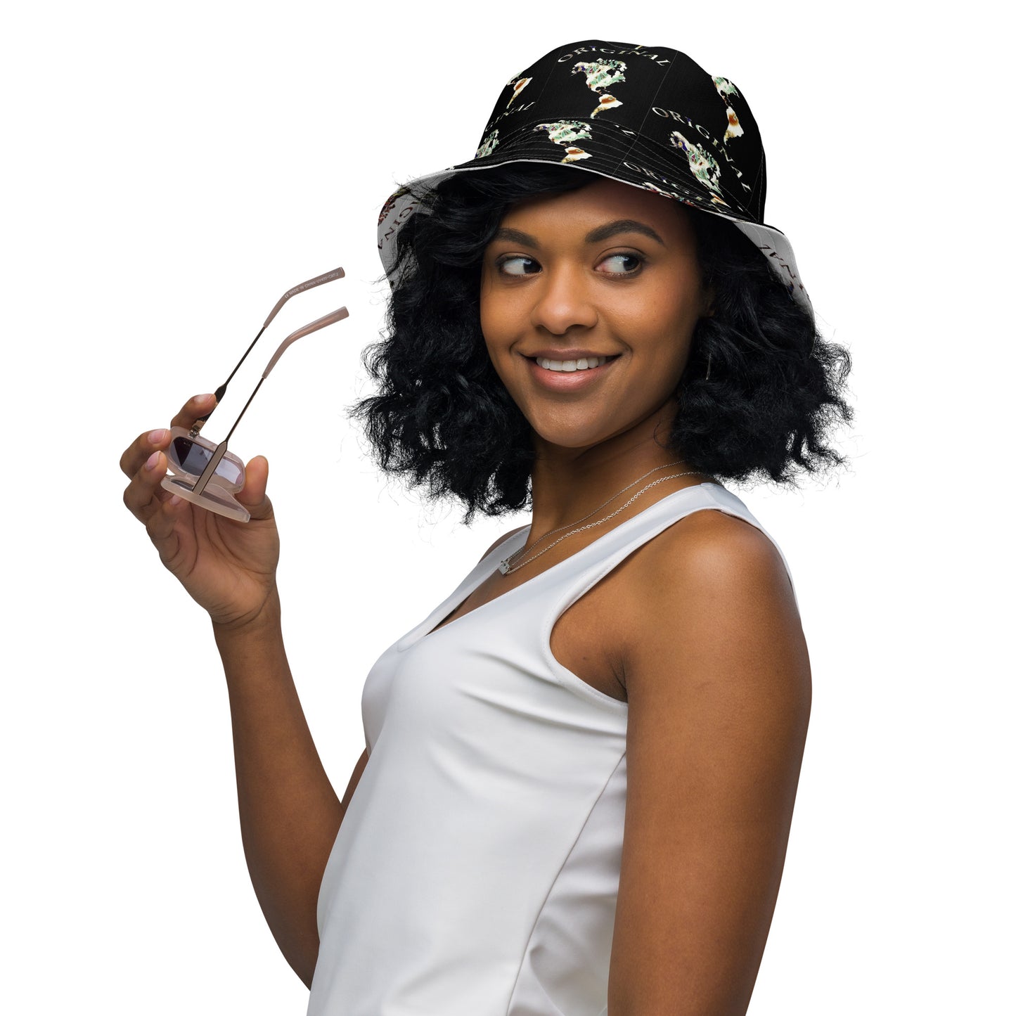 ONE ORIGINAL GEAR RECUR  Reversible bucket hat  Multi Color