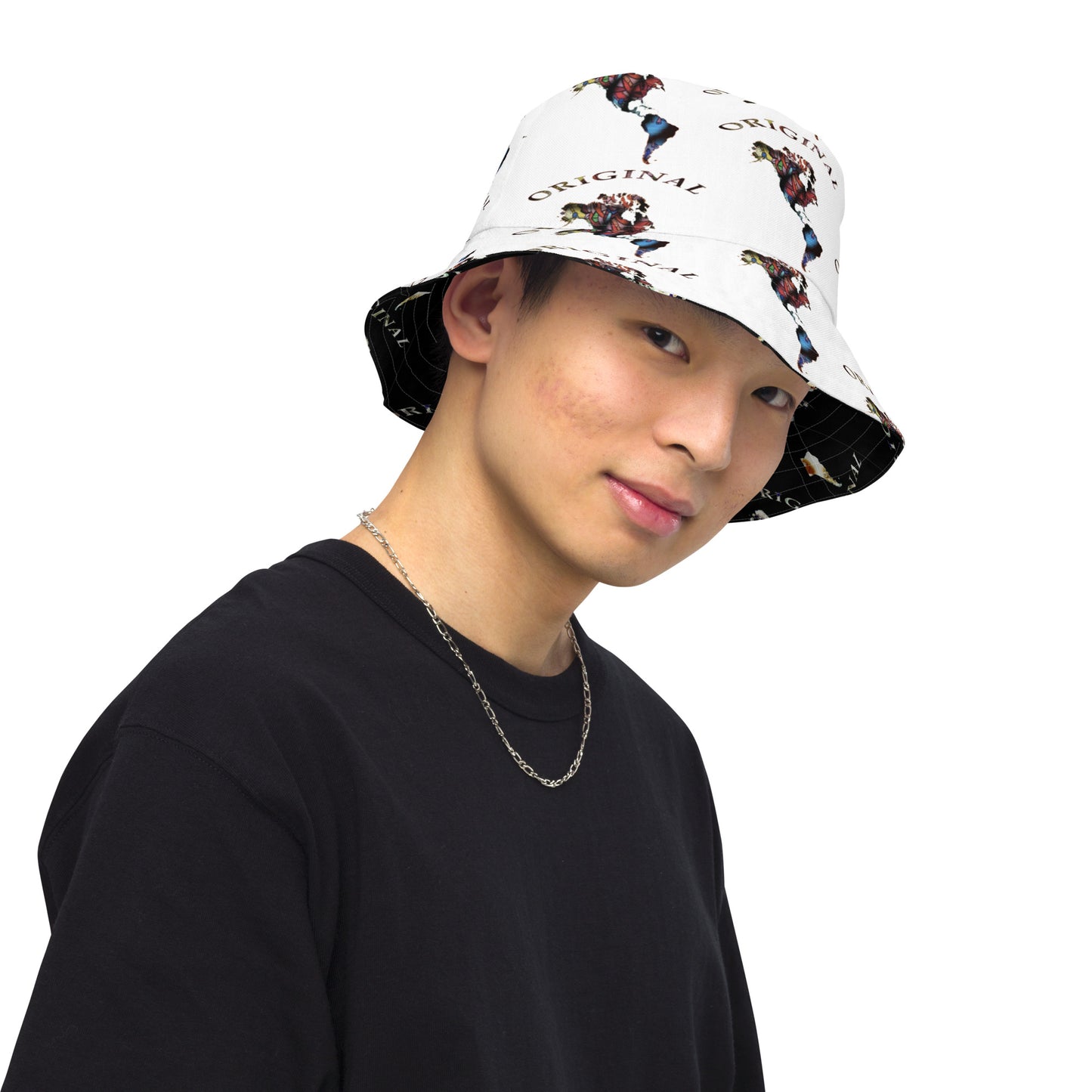 ONE ORIGINAL GEAR RECUR  Reversible bucket hat  Multi Color