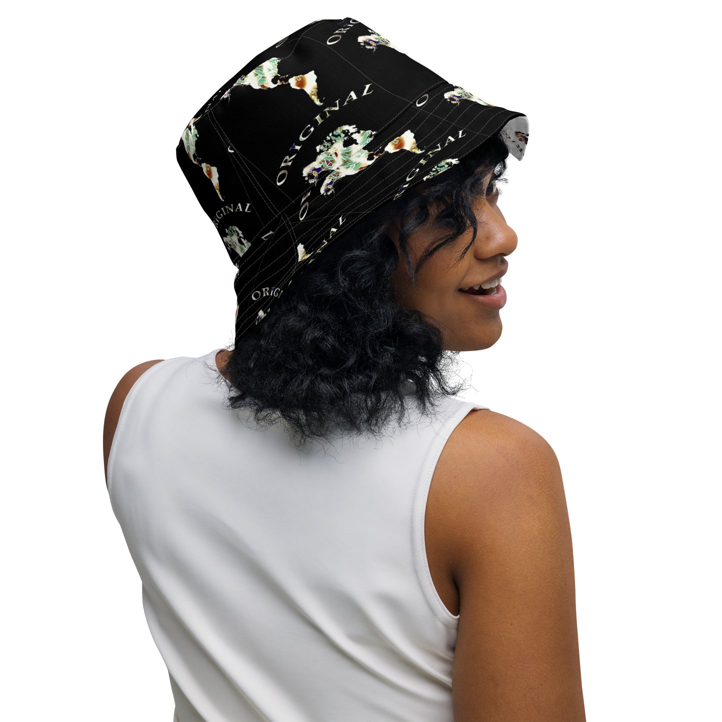 ONE ORIGINAL GEAR RECUR  Reversible bucket hat  Multi Color