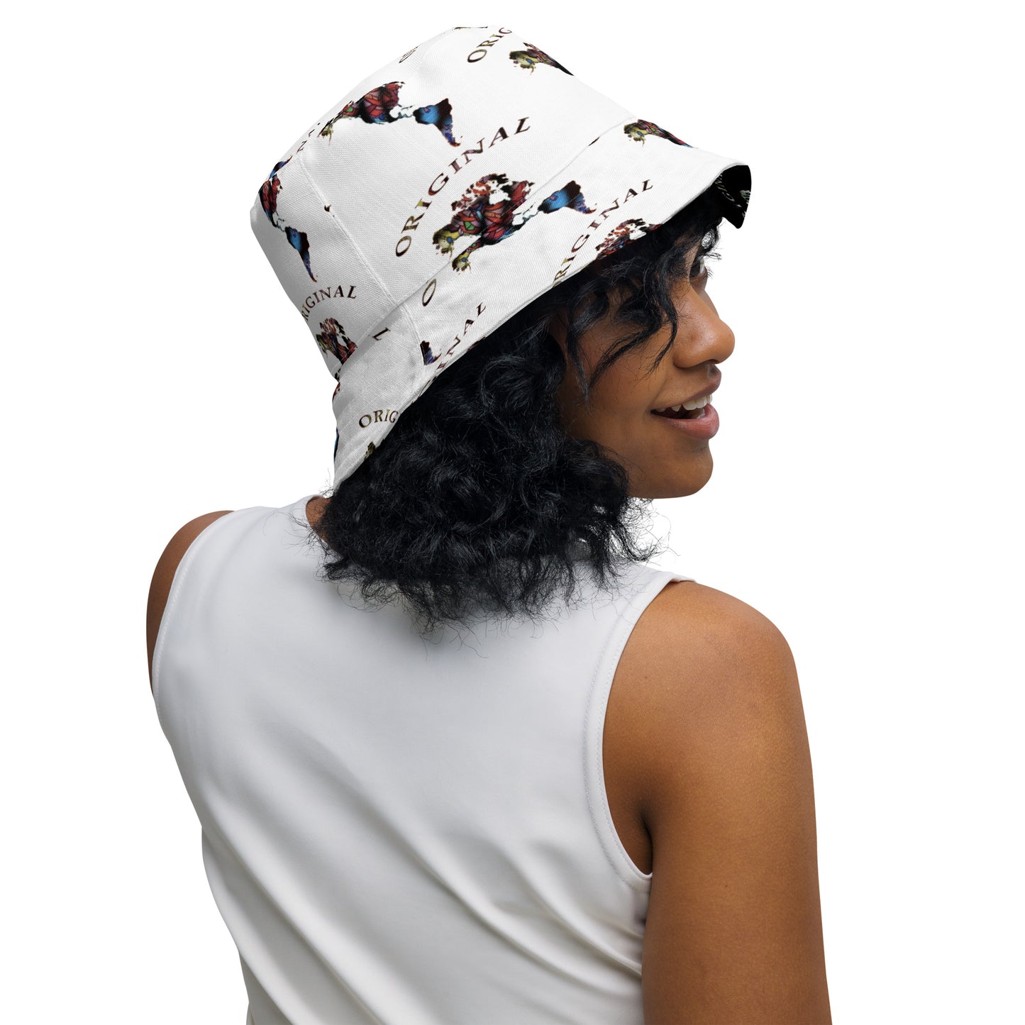 ONE ORIGINAL GEAR RECUR  Reversible bucket hat  Multi Color