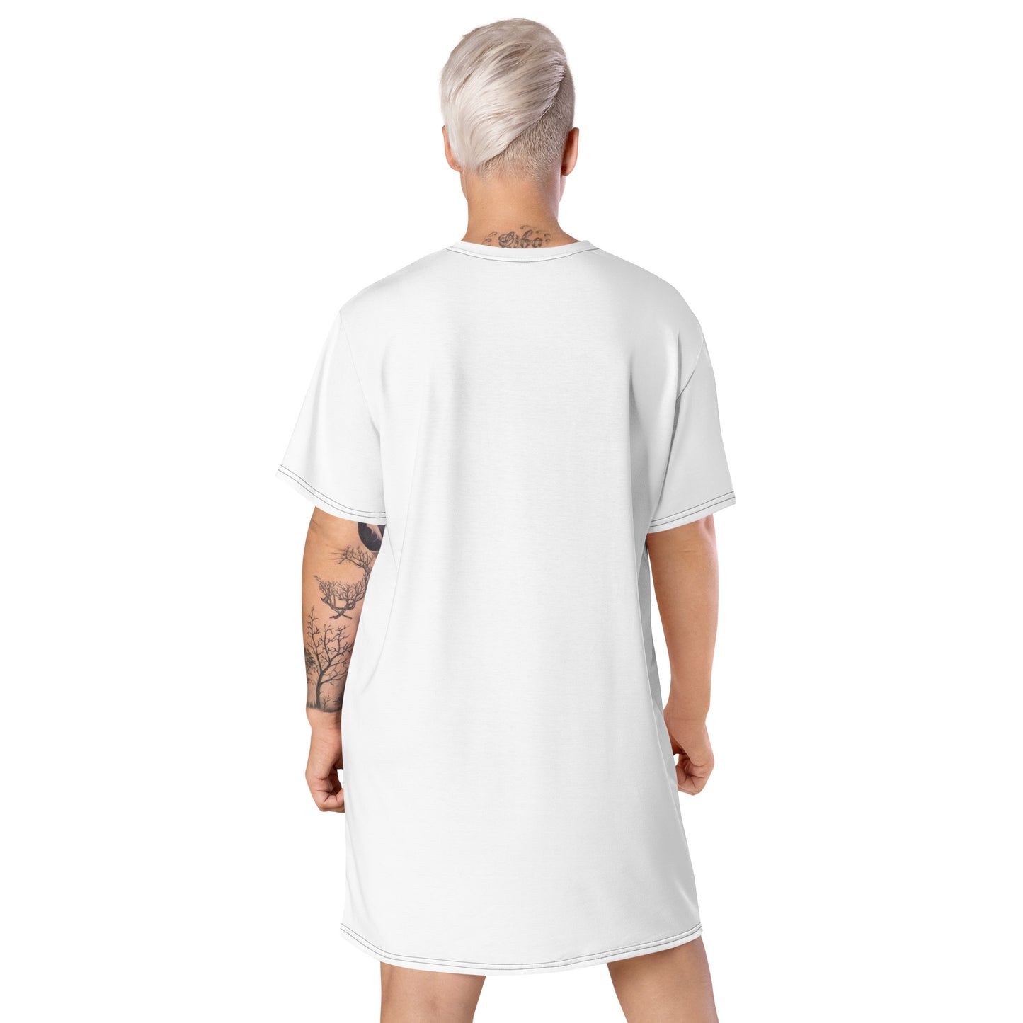 ONE ORIGINAL GEAR  T-shirt dress   White/ Multi Color