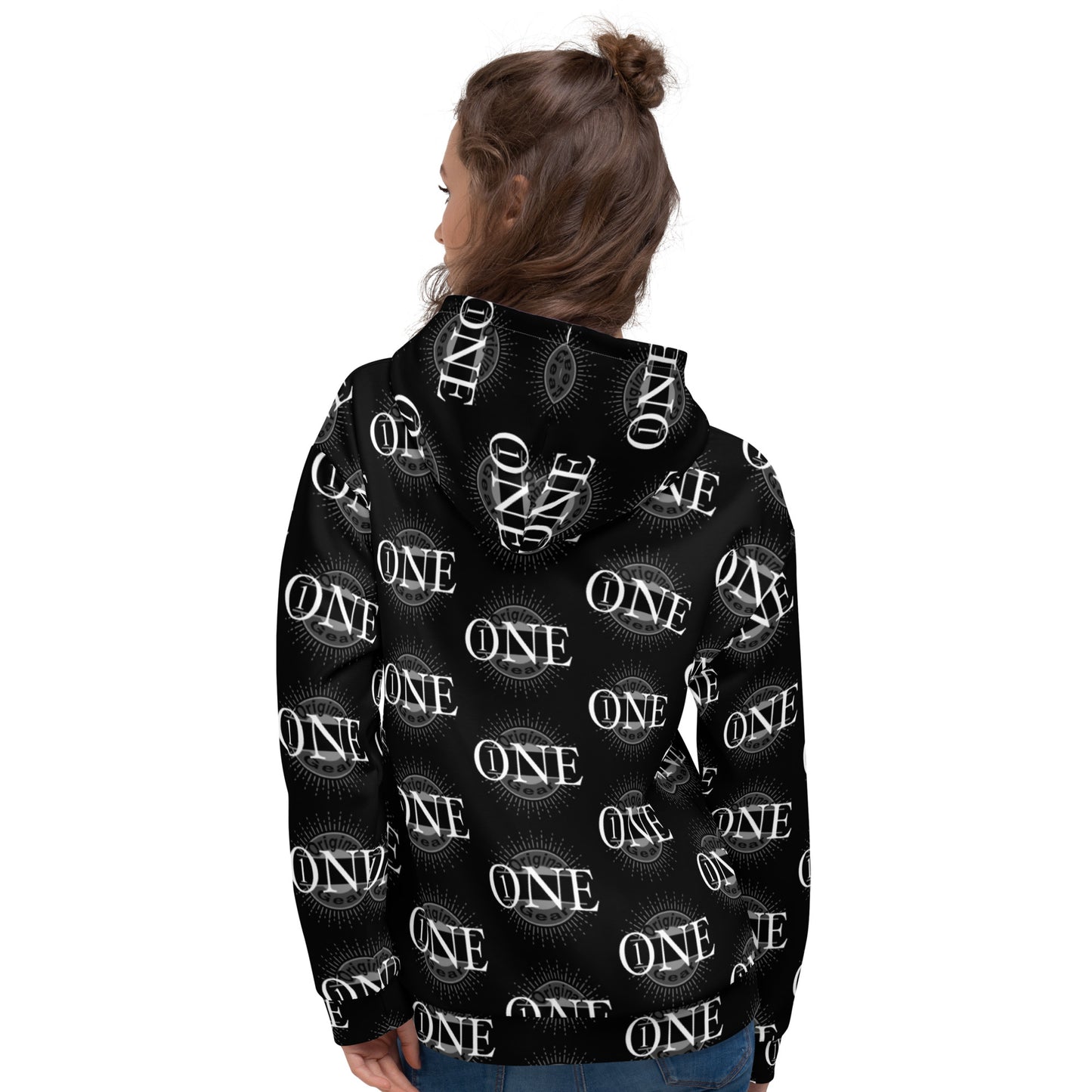 ONE ORIGINAL GEAR ECHO  Unisex Hoodie  Black/ White
