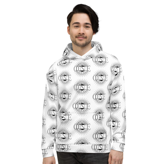 ONE ORIGINAL GEAR ECHO  Unisex Hoodie  White/ Black