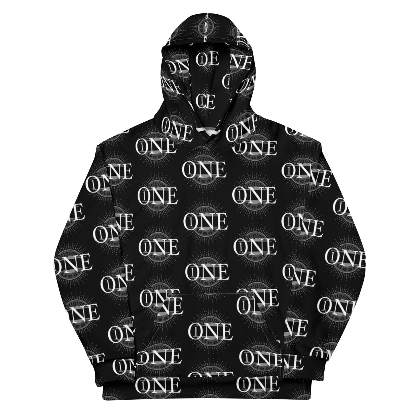 ONE ORIGINAL GEAR ECHO  Unisex Hoodie  Black/ White