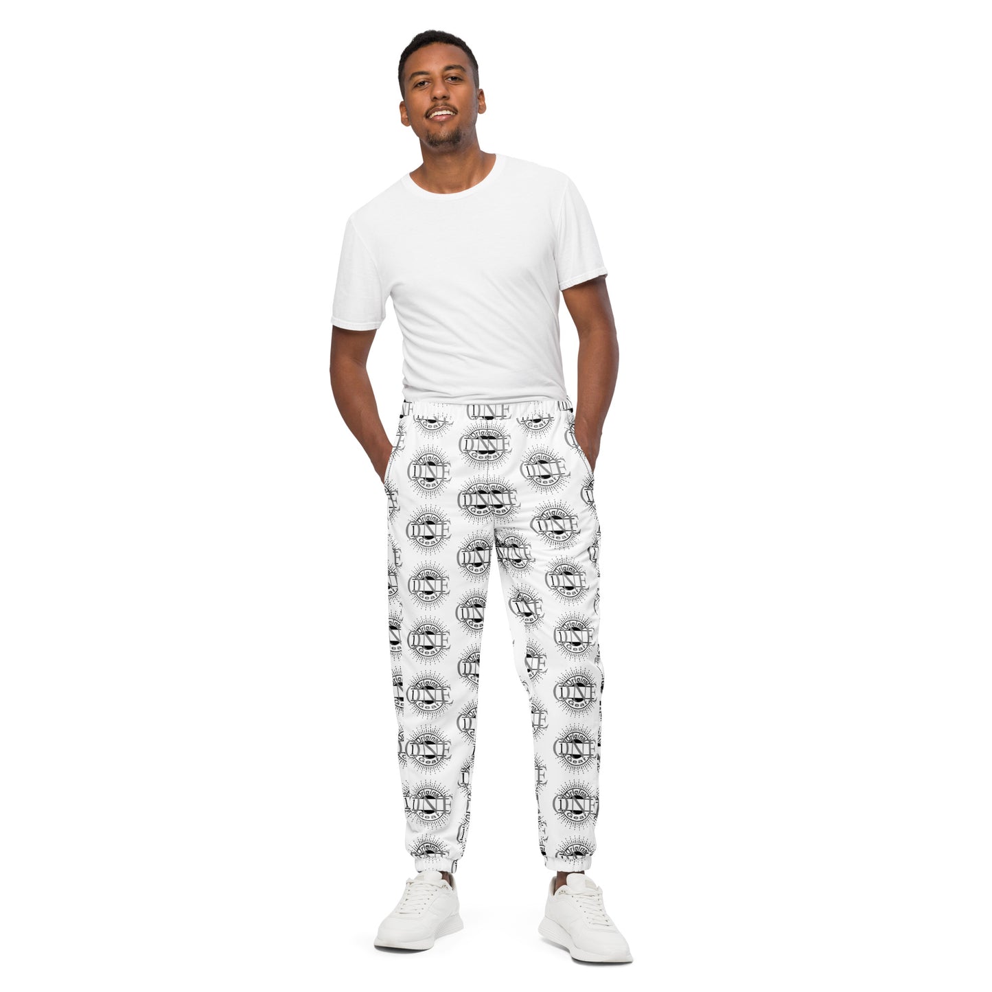 ONE ORIGINAL GEAR ECHO  Unisex track pants  White/ Black