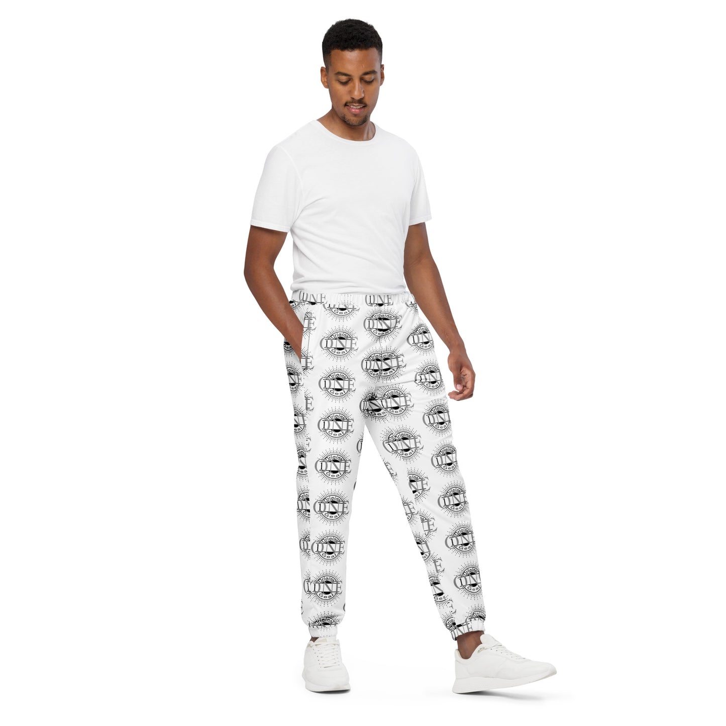 ONE ORIGINAL GEAR ECHO  Unisex track pants  White/ Black