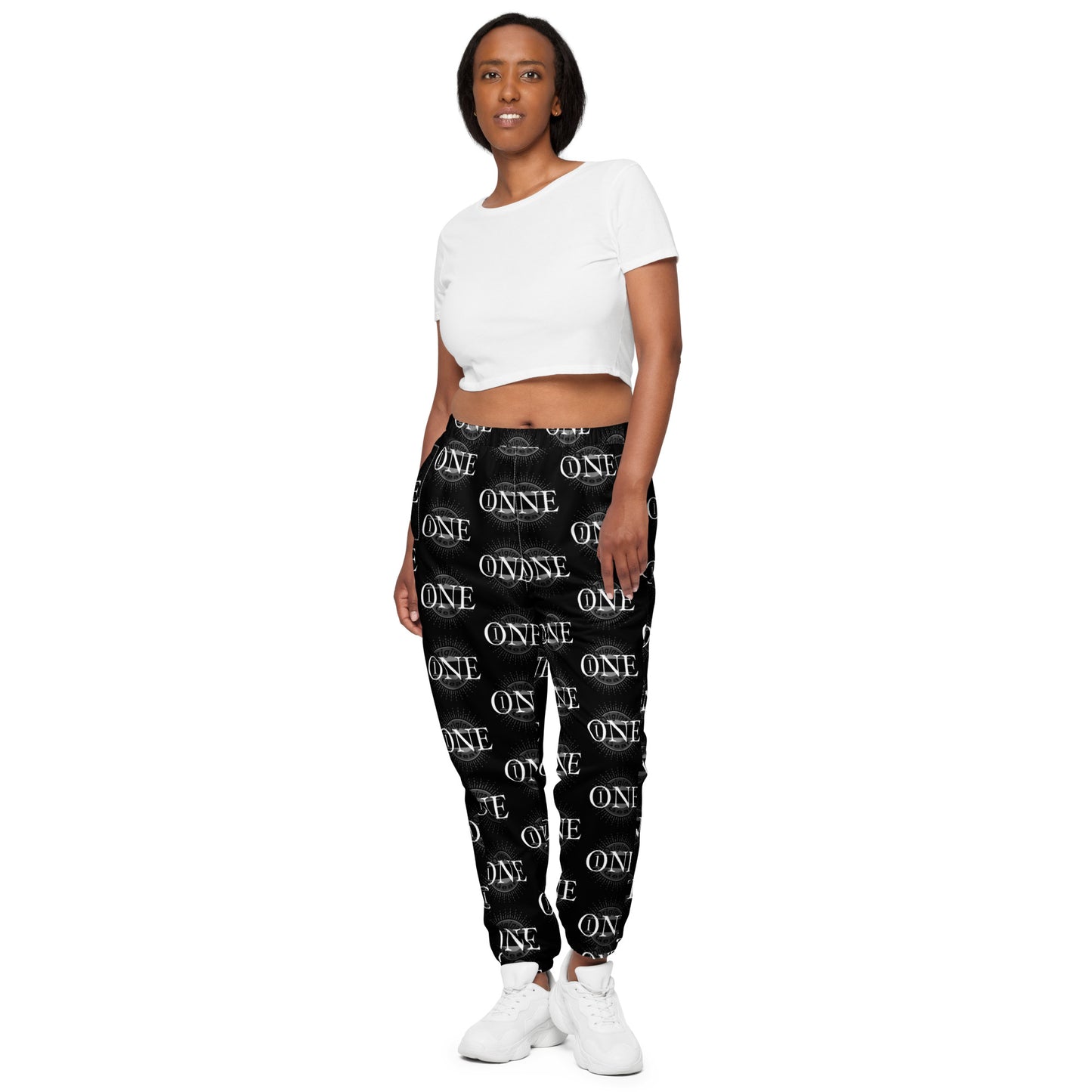 ONE ORIGINAL GEAR ECHO  Unisex track pants  Black/ White