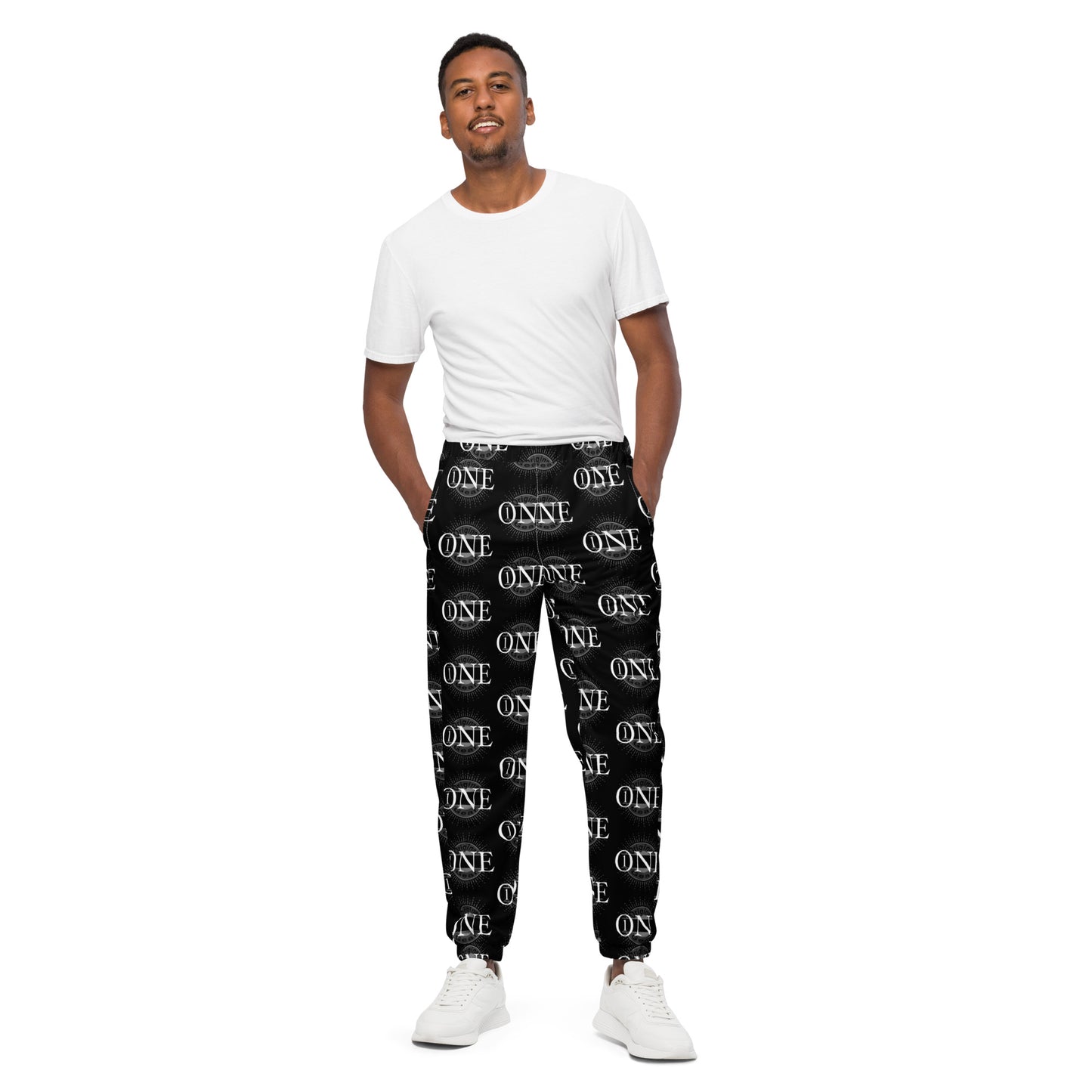 ONE ORIGINAL GEAR ECHO  Unisex track pants  Black/ White