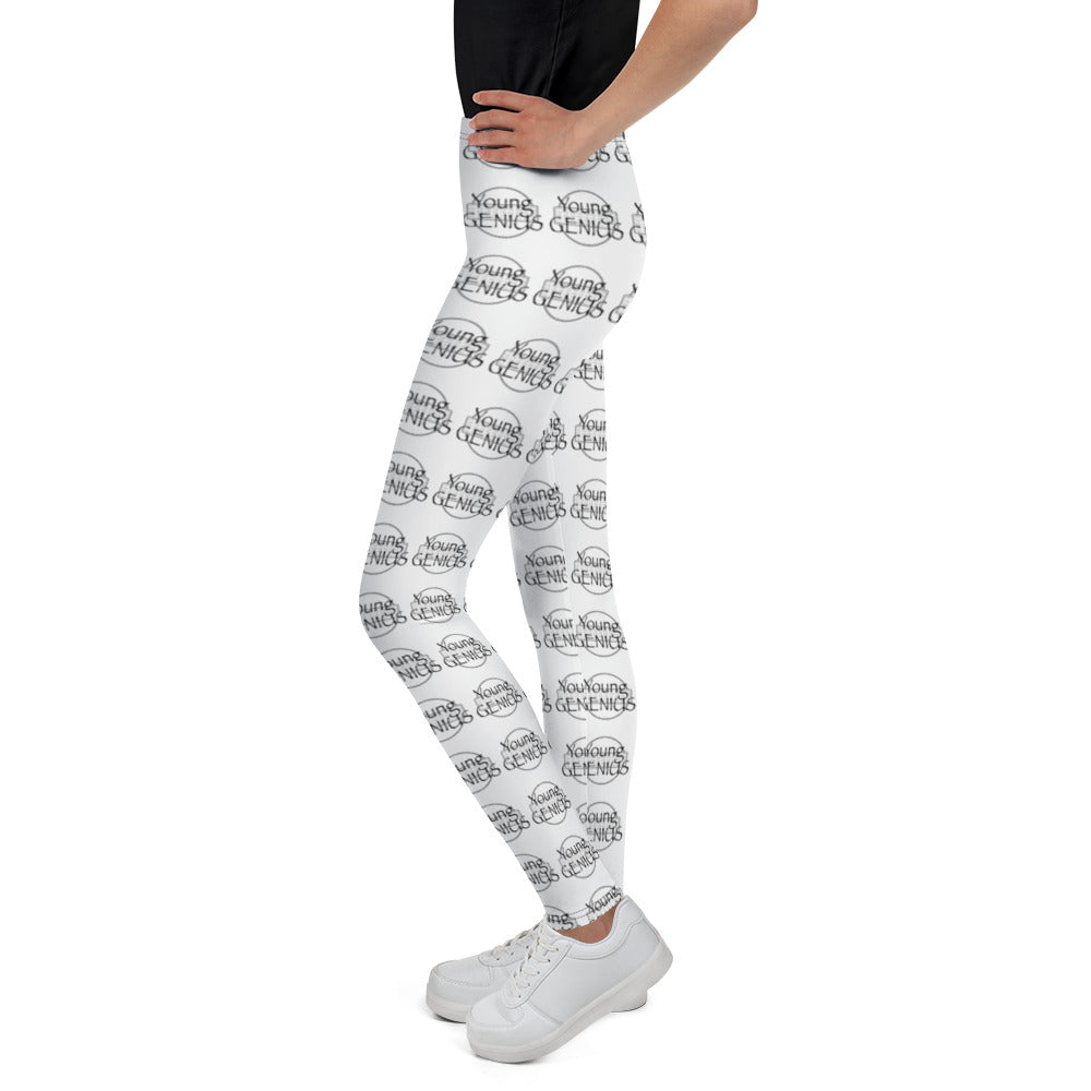 YOUNG GENIUS GEAR  Youth Leggings  White