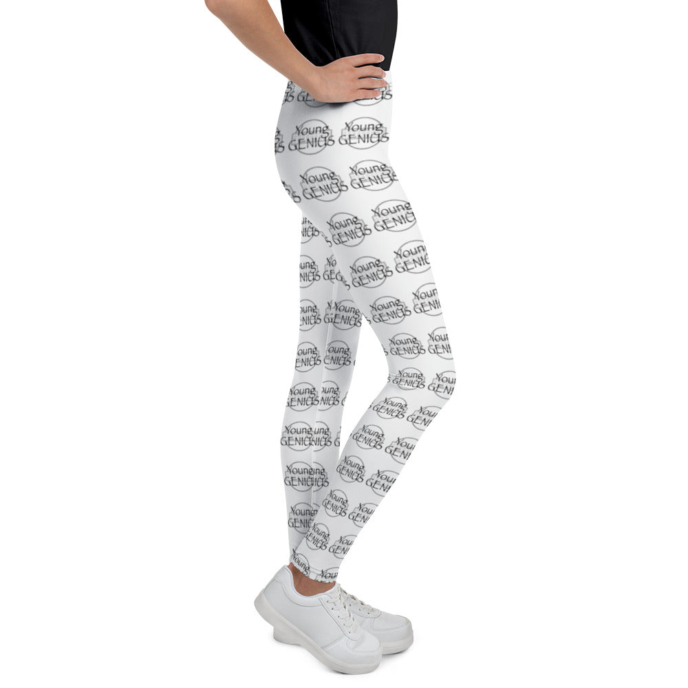 YOUNG GENIUS GEAR  Youth Leggings  White