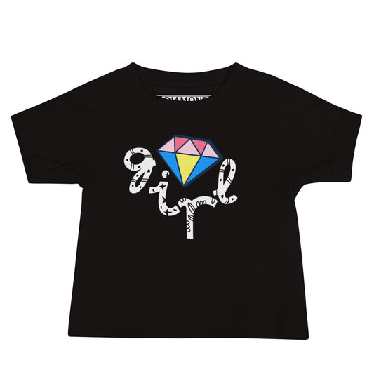 DIAMOND GIRL  Baby Jersey Short Sleeve Tee