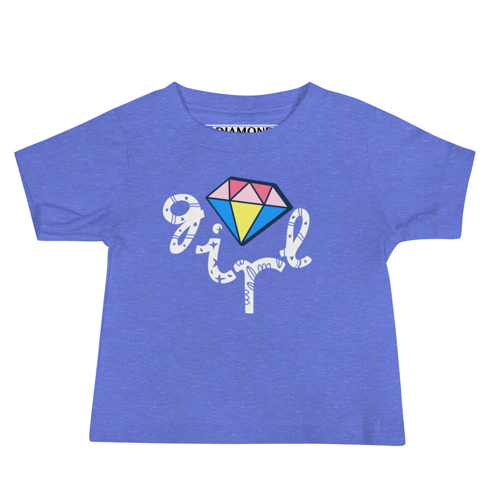 DIAMOND GIRL  Baby Jersey Short Sleeve Tee