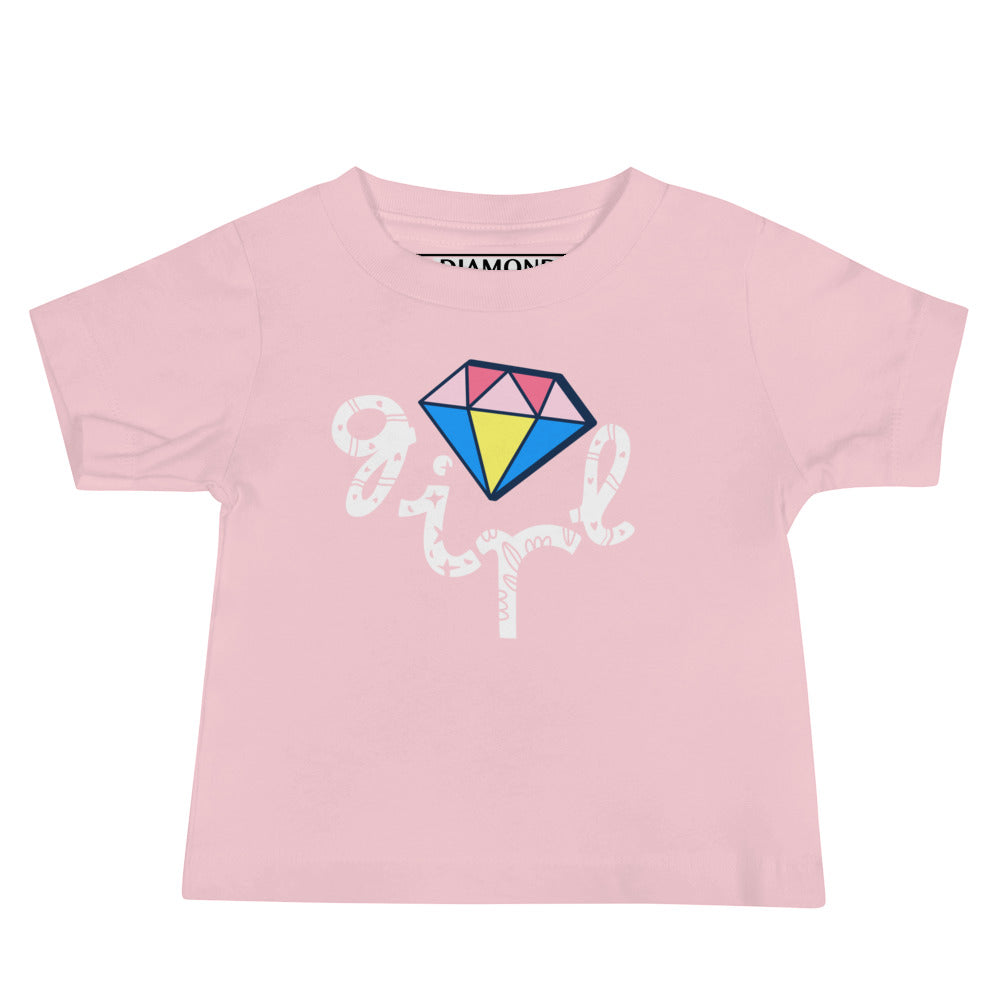 DIAMOND GIRL  Baby Jersey Short Sleeve Tee