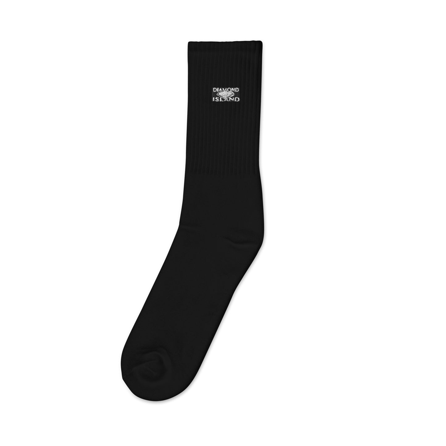 DIAMOND ISLAND  Embroidered socks  Black/ White