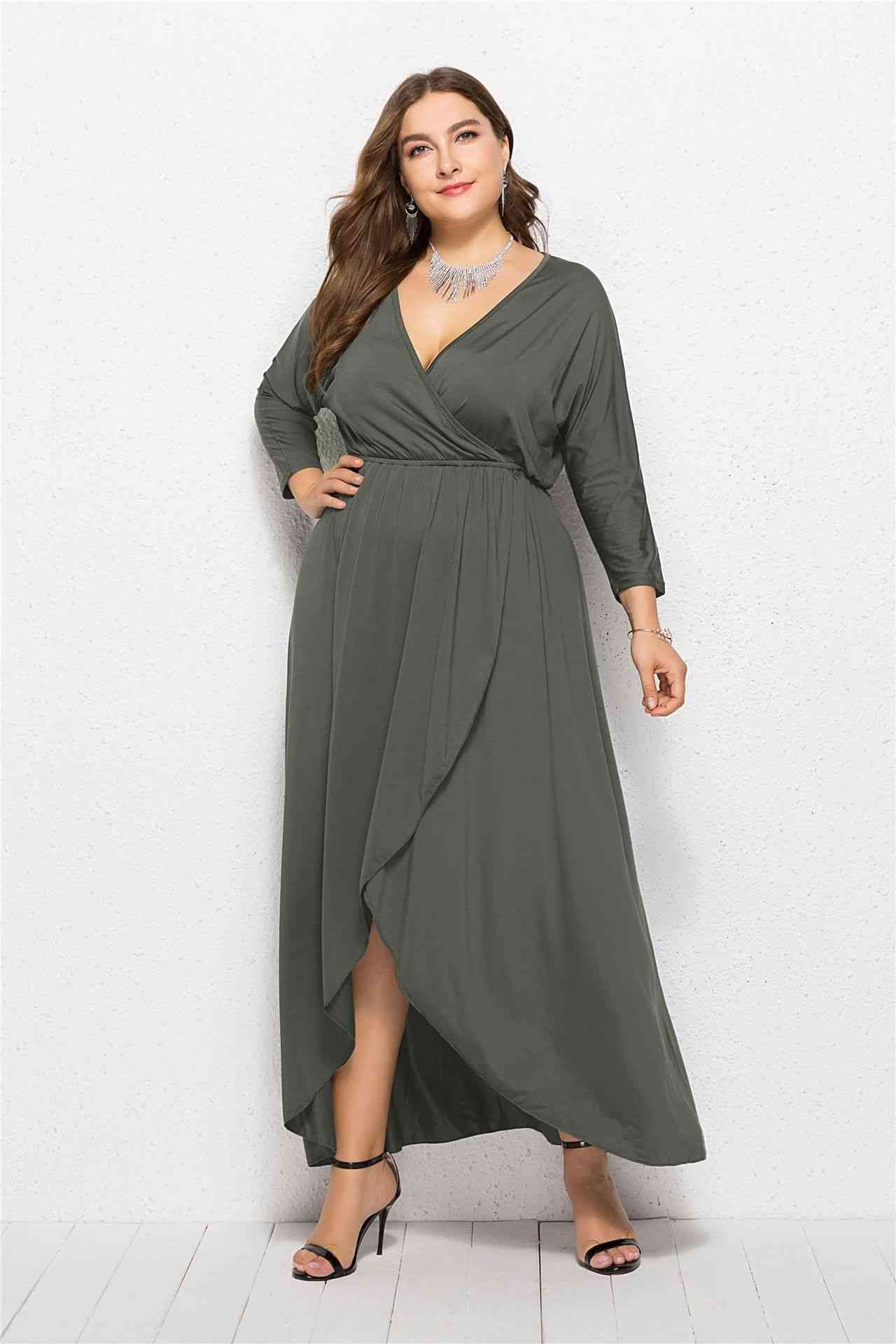 New Size Women Summer Long Dresses