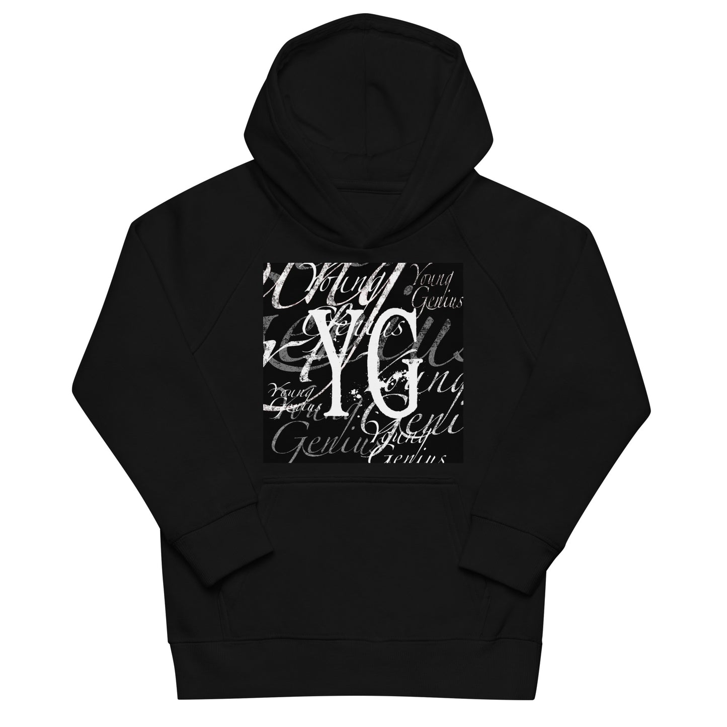 YOUNG GENIUS GEAR REPEAT  Kids eco hoodie  Black/ Blue/ Red/ Gray