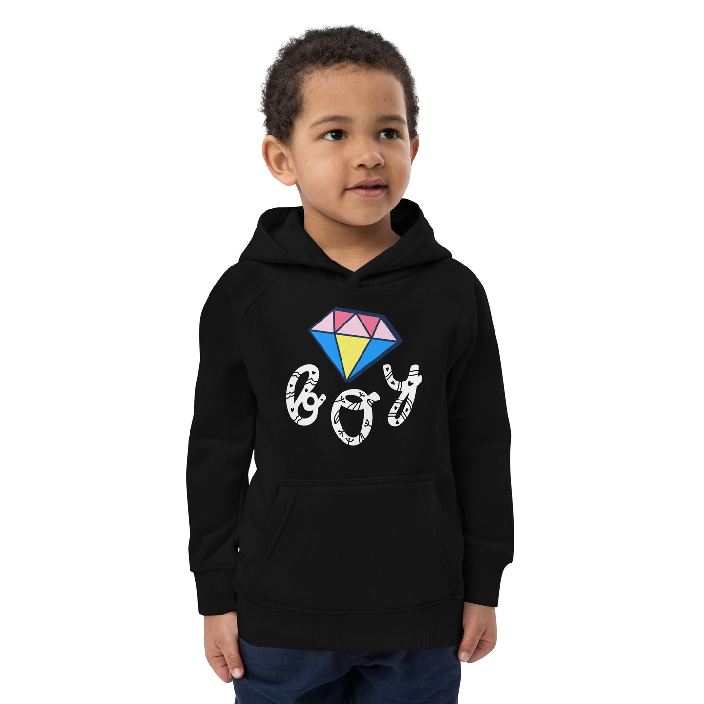 DIAMOND BOY  Kids eco hoodie