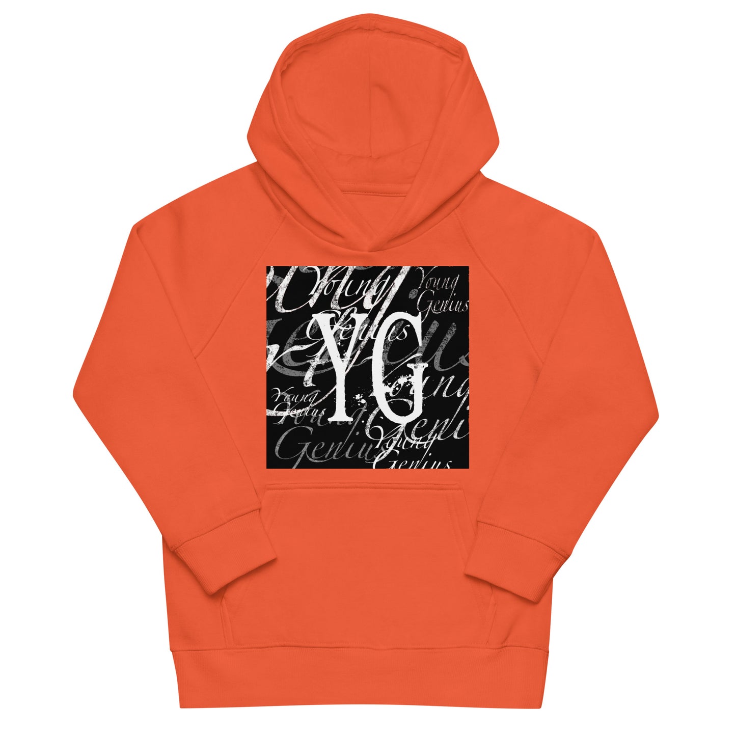 YOUNG GENIUS GEAR REPEAT  Kids eco hoodie  Black/ Blue/ Red/ Gray