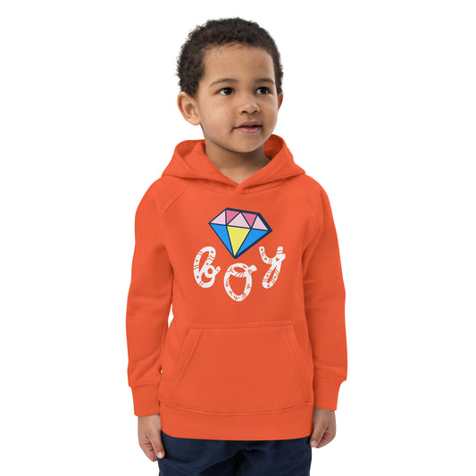 DIAMOND BOY  Kids eco hoodie