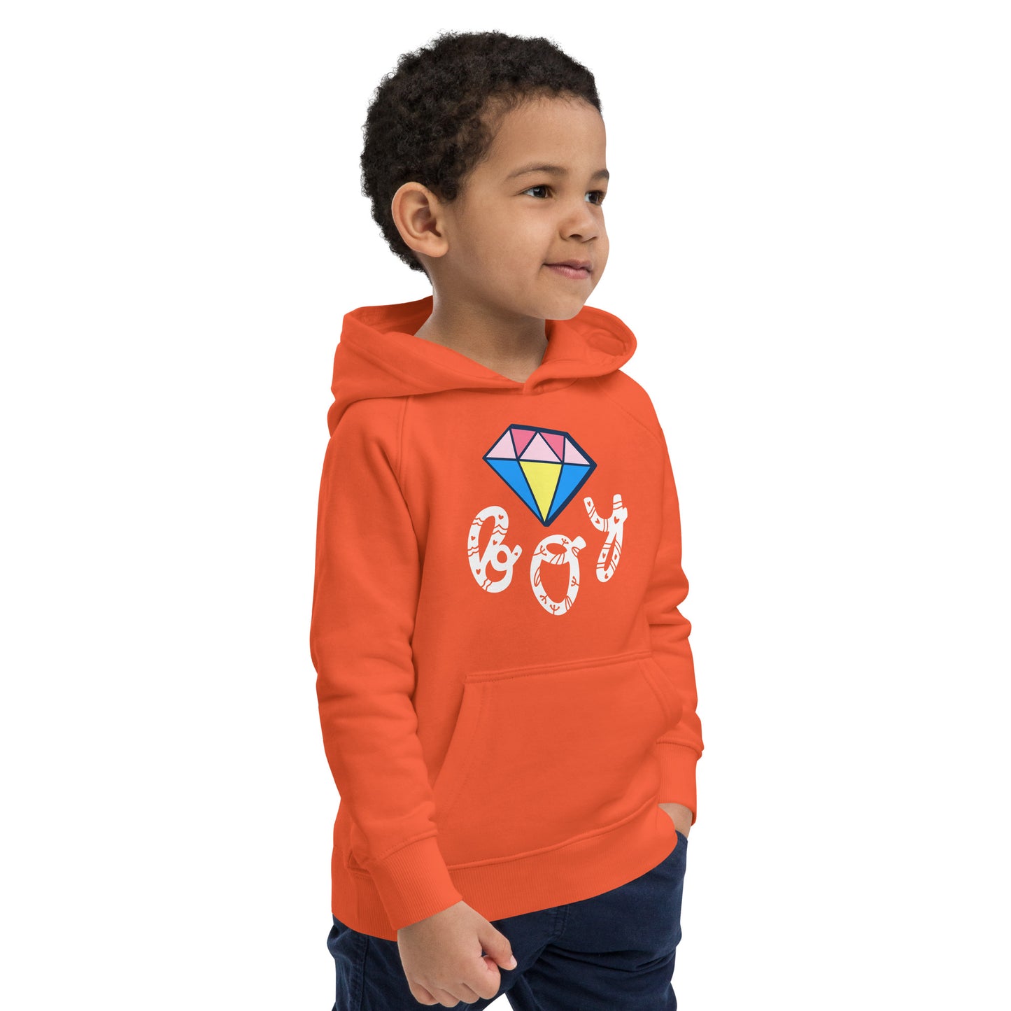 DIAMOND BOY  Kids eco hoodie