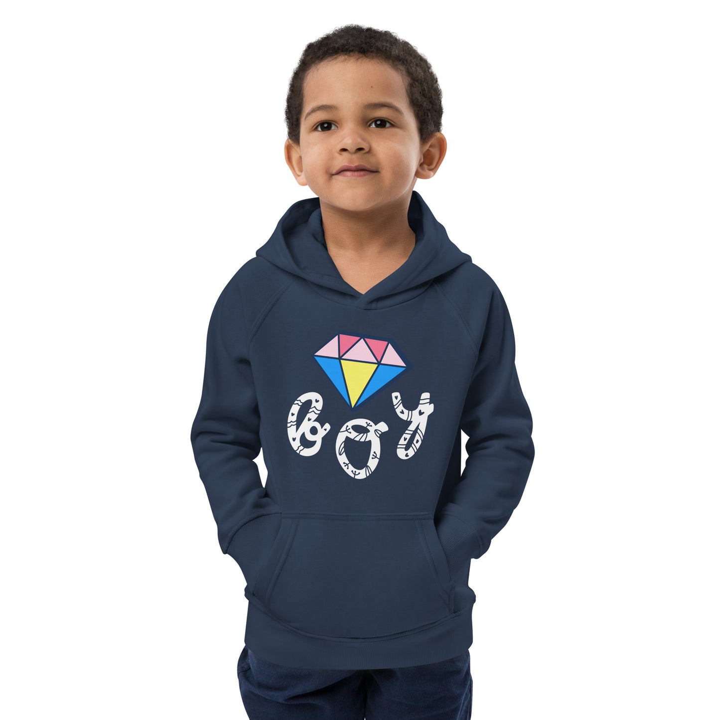 DIAMOND BOY  Kids eco hoodie