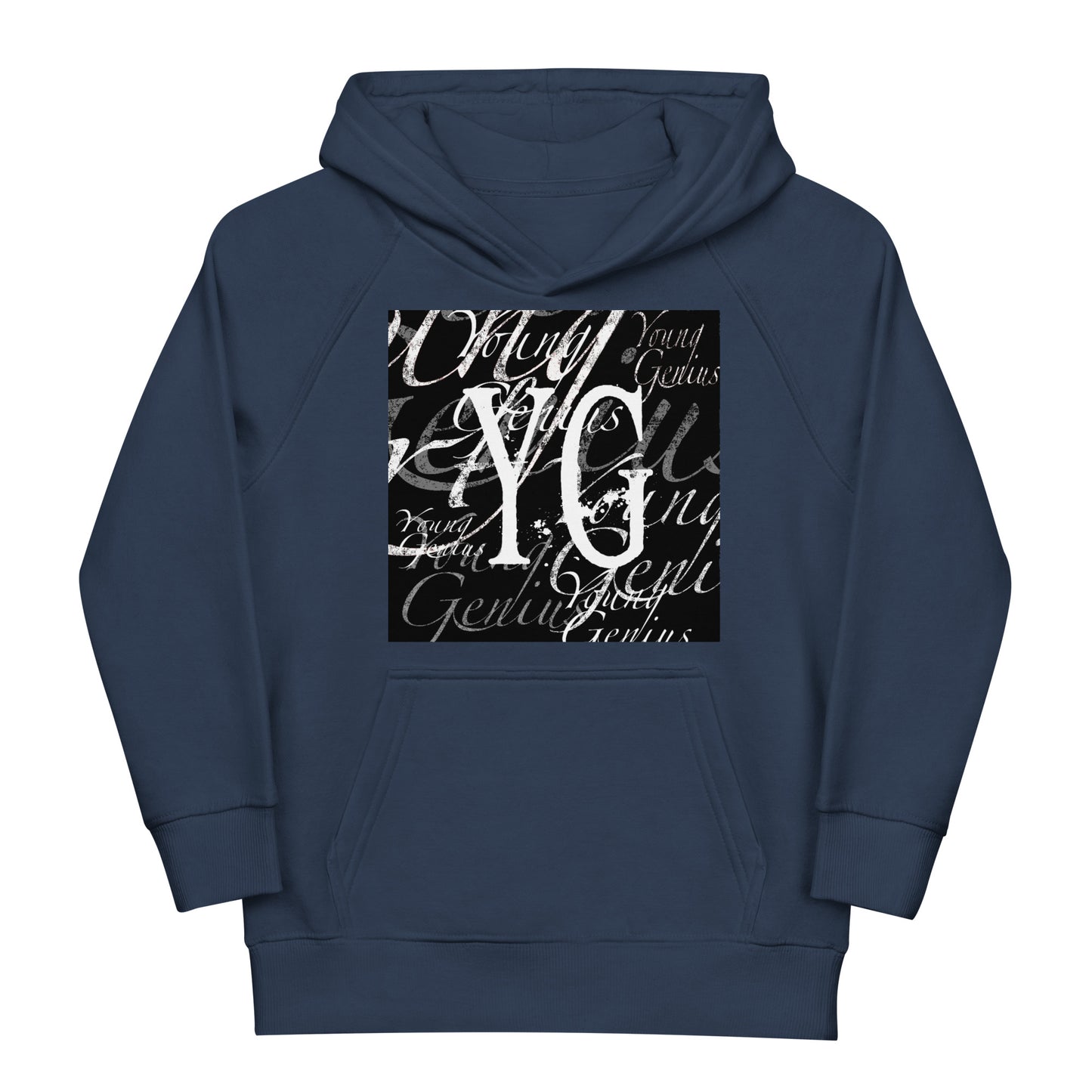 YOUNG GENIUS GEAR REPEAT  Kids eco hoodie  Black/ Blue/ Red/ Gray