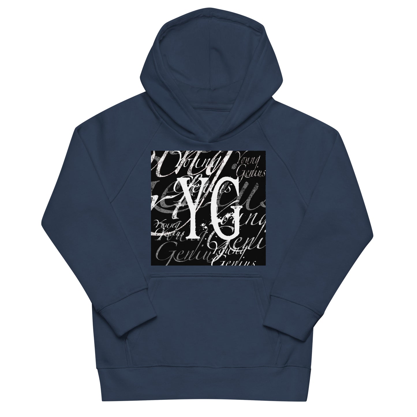 YOUNG GENIUS GEAR REPEAT  Kids eco hoodie  Black/ Blue/ Red/ Gray