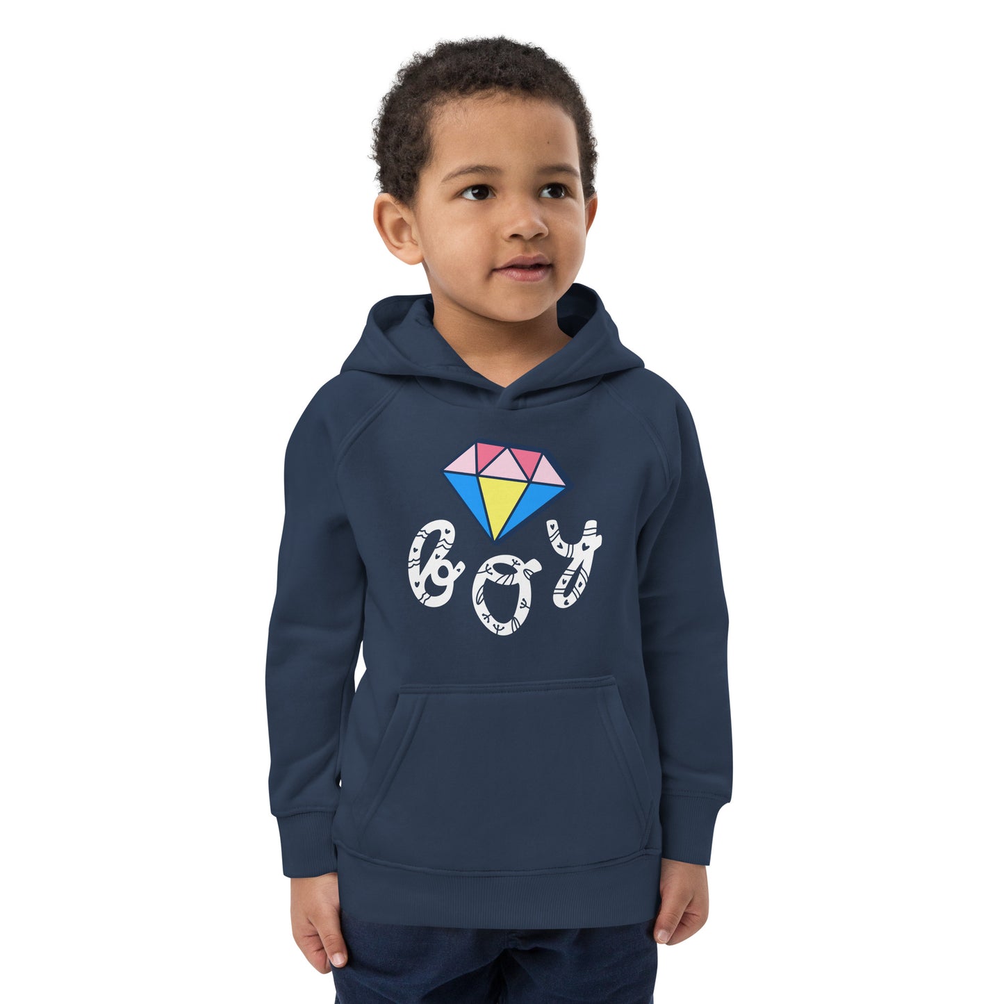 DIAMOND BOY  Kids eco hoodie