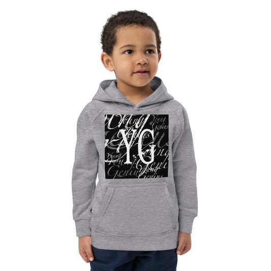 YOUNG GENIUS GEAR REPEAT  Kids eco hoodie  Black/ Blue/ Red/ Gray