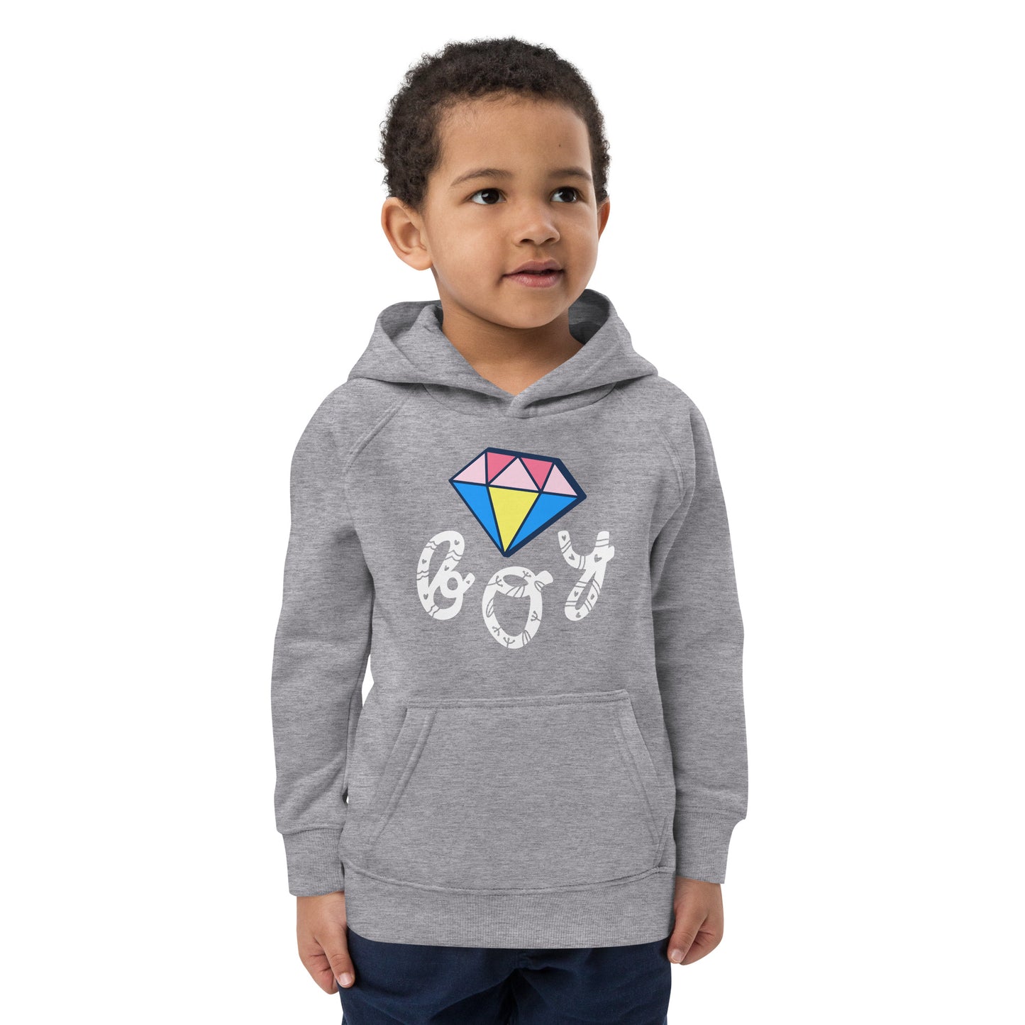 DIAMOND BOY  Kids eco hoodie